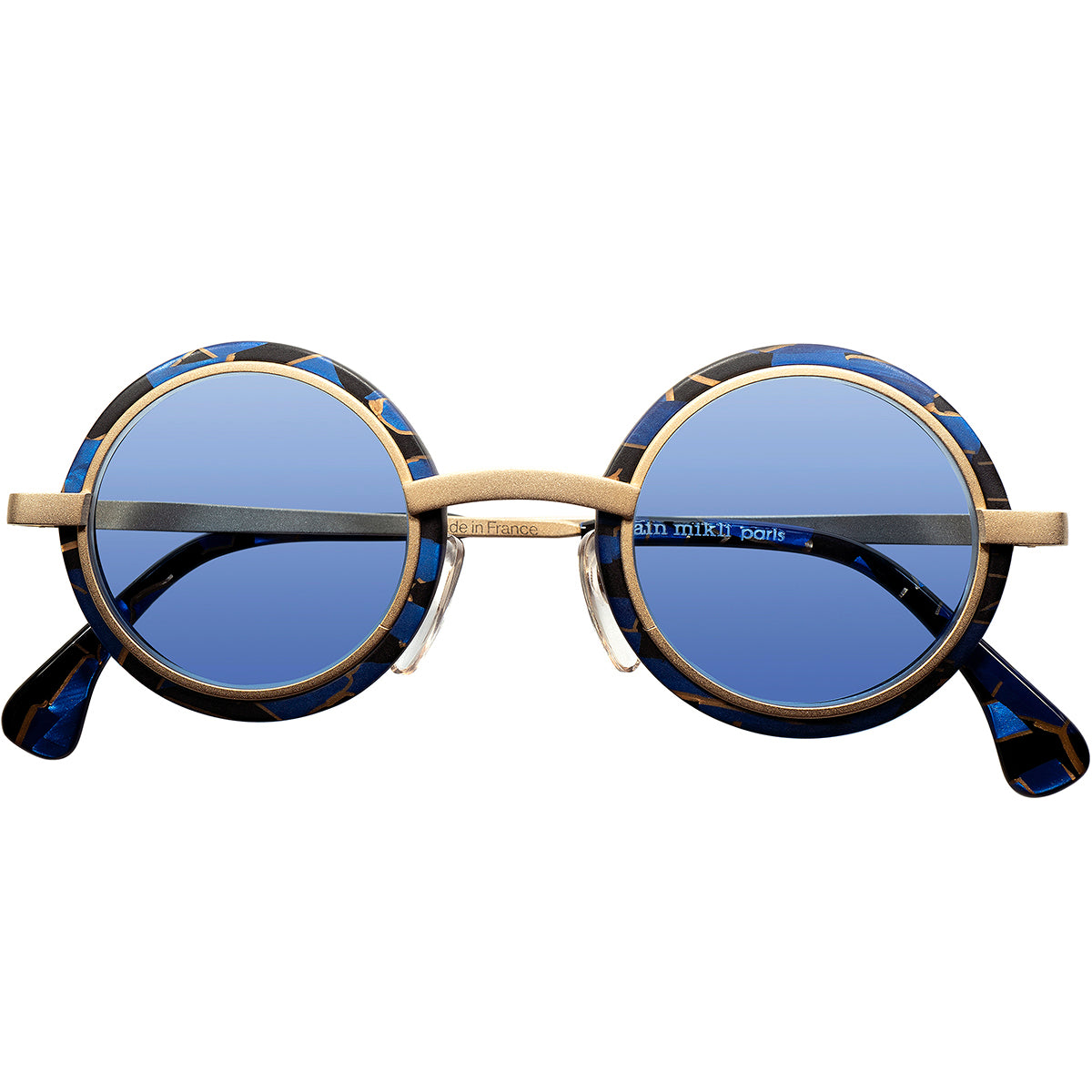 シルエット眼鏡1990ブルーサングラス/メガネ