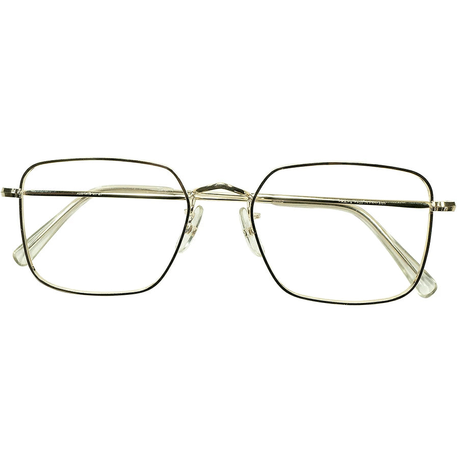 未体験歪形状 ULTRA RARE 五角形モデル 1960s-70s デッドストック 英国製 ALGHA 本金張 12KTGF ペンタゴン  PANTAGON size 52/20 ビンテージ ヴィンテージ 眼鏡 メガネ 【a9063】