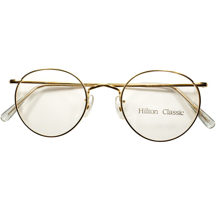 ヒルトンクラシック 70s ビンテージ セル巻き メガネ サングラス 14k 金-