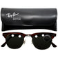 MADE IN USA晩年の集大成モデル 1990s デッドストック USA製オリジナル B&L RAYBAN ボシュロム レイバン CLUBMASTER 1 クラブマスター１ AMBER  ビンテージ ヴィンテージ 眼鏡 メガネ 【b0387】