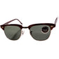 MADE IN USA晩年の集大成モデル 1990s デッドストック USA製オリジナル B&L RAYBAN ボシュロム レイバン CLUBMASTER 1 クラブマスター１ AMBER  ビンテージ ヴィンテージ 眼鏡 メガネ 【b0387】