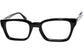 デッドで探すと案外見つからないSIMPLE&BASICな黒縁 1950-60sデッドストック  USA製 SRO STYL RITE OPTICS キーホール ウェリントン 黒 size46/20 ビンテージ ヴィンテージ 眼鏡 メガネ 【a8245】