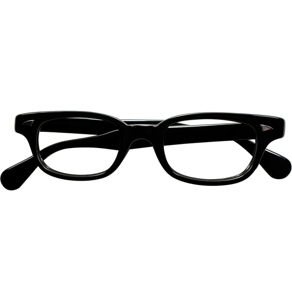 もうデッドでは中々手に入らないグッドシェイプな黒縁 1950-60sデッドストック MADE IN USA ホーンリム BLACK ウェリントン size44/20  ビンテージ ヴィンテージ 眼鏡 メガネ 【a8267】