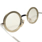 初期作品でもTOPレベルの完成度の実用的でCRAZYな 丸眼鏡 1980-90s初期FRANCE製 本人期デッドストック ALAIN MIKLI アランミクリ INNER-RIM ROUND  ビンテージ ヴィンテージ 眼鏡 メガネ  【a8291】