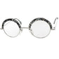 どこか今っぽさを感じさせる絶妙なストリート感 1980s 初期フランス製 本人期デッドストック  ALAIN MIKLI アランミクリ ROUND ブロー丸眼鏡　ビンテージ ヴィンテージ 眼鏡 メガネ  【a8305】
