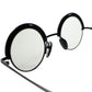 眼鏡ジャンキー必見の非日常的で実験的なCRAZY ARTピース1980s 初期フランス製本人期 デッドストック ALAIN MIKLI アランミクリ ROUND ブローALL BLACK ビンテージ ヴィンテージ 眼鏡 メガネ  【a8404】
