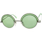 近年OPとのコラボで復刻された名作モデルの貴重すぎるフランス製オリジナル1980s初期 本人期デッドストック  ALAIN MIKLI アランミクリ ROUNDブロー  丸眼鏡  ビンテージ ヴィンテージ 眼鏡 メガネ  【a8550】
