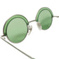 近年OPとのコラボで復刻された名作モデルの貴重すぎるフランス製オリジナル1980s初期 本人期デッドストック  ALAIN MIKLI アランミクリ ROUNDブロー  丸眼鏡  ビンテージ ヴィンテージ 眼鏡 メガネ  【a8550】