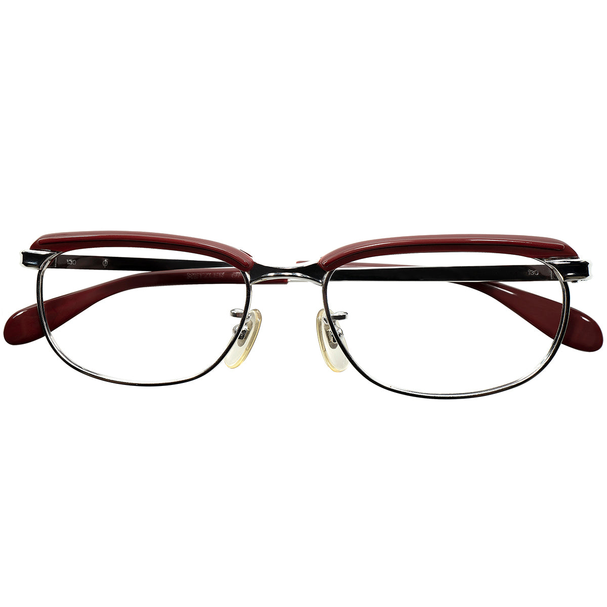 METZLER international メッツラー メガネ 眼鏡 赤茶 - サングラス/メガネ