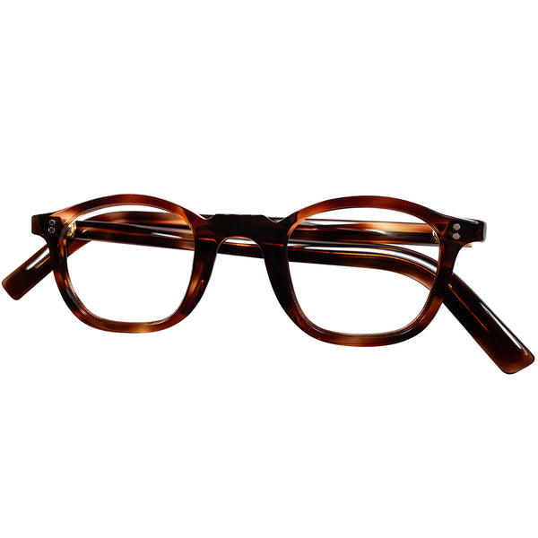 探している方も多いはずのダークトーンのPARISIANのコンパクトSIZE 1950sフランス製デッドストック  FRAME FRANCE パリジャン DEMI AMBER 40/25実寸 ビンテージ ヴィンテージ 眼鏡 メガネ 【a9808】