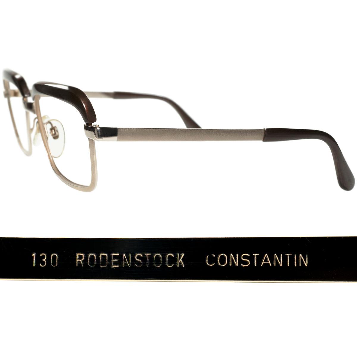 RETRO CHICなオーセンティックデザイン1970sデッドストック 西ドイツ製オリジナル RODENSTOCK ローデンストック  CONSTANTIN 1/20 10K金張 size52/16 ビンテージ ヴィンテージ 眼鏡 メガネ 【a9502】