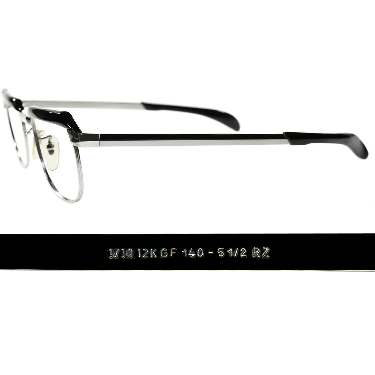 OPTYL創業以前のレジェンドコンビ初期作品 1960sデッドストック AUSTRIA製 VIENNALINE 1/10 12KGF金張  クラウンパント派生型 ブロータイプ size48/20 ビンテージ ヴィンテージ 眼鏡 メガネ 【a9512】