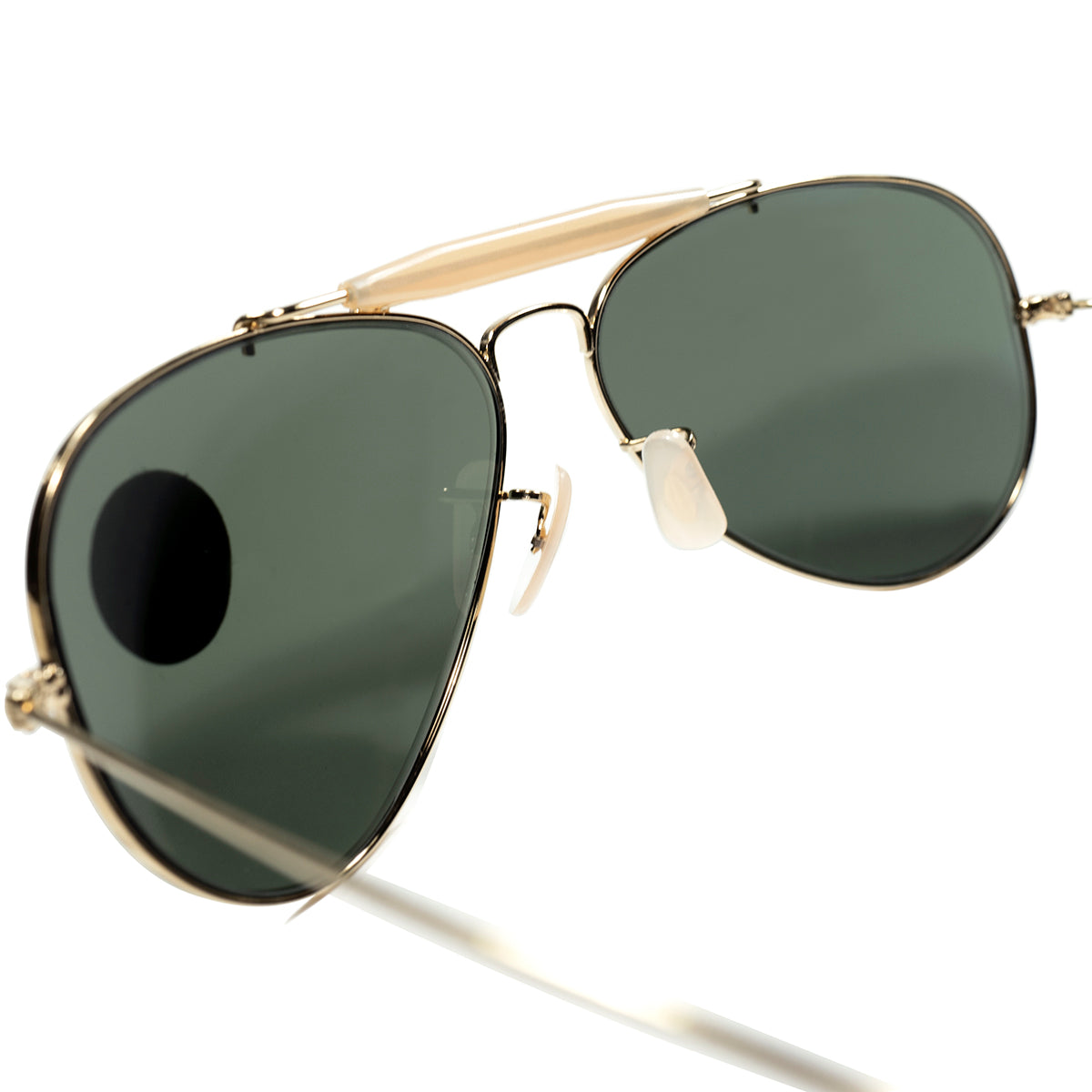 MADE IN USAの殿堂入り永久定番 1970s デッドストック USA製 B&L RAYBAN ボシュロム レイバン OUTDOORSMAN  アウトドアーズマン 砂内なしG15 size58/14　ビンテージ ヴィンテージ 眼鏡 メガネ 【a9566】