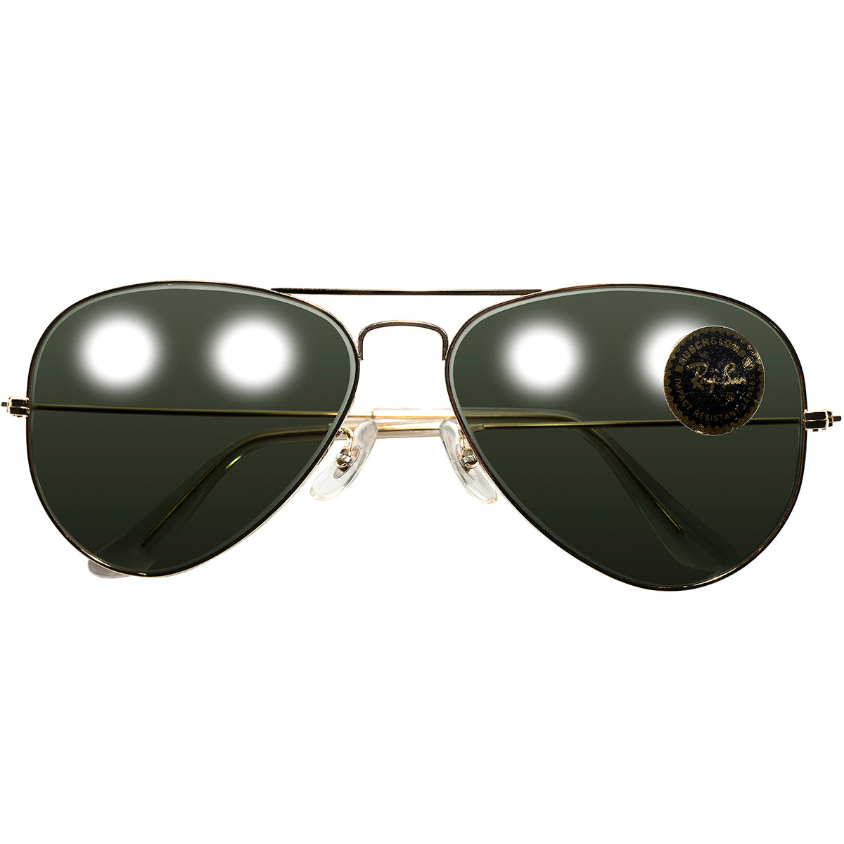 WW2時に誕生した20世紀最大の普遍的名作 1970s デッドストック USA製 B&L RAYBAN ボシュロム レイバン AVIATOR  アビエーター 砂内なしG15 size58/14 ビンテージ ヴィンテージ 眼鏡 メガネ 【a9569】