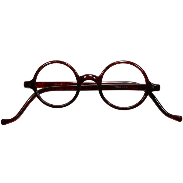 AO製のセルロイドROUND 狭目PD小顔向け個体1920-30sデッドストック USA製 WELLSWORTH by AMERICAN OPTICAL AO アメリカンオプティカル 丸眼鏡 39/20 ビンテージ ヴィンテージ 眼鏡 メガネ【a9595】