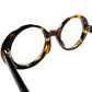 当時のの上級なBRITISH EYEWEARの美味しい部分が凝縮された一本1960s英国製デッドストック FRAME ENGLAND OVALベース変形ラウンド 丸眼鏡 47/22実寸 ビンテージ ヴィンテージ 眼鏡 メガネ 【a9632】