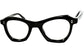 当時では絶対的希少色とされるBLACK 小顔向けコンパクト個体 1950sフランス製デッドストック FRAME FRANCE ハイブリッジ ウェリントン 42/22実寸 ビンテージ ヴィンテージ 眼鏡 メガネ 【a9854】
