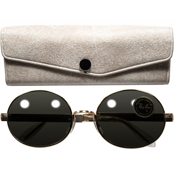 US一流メーカーがつくる理想的DESIGNのオーバル系サングラス1970s FULL SETデッドストック USA製 B&L RAYBAN ボシュロム レイバン OVAL size54/18  ビンテージ ヴィンテージ 眼鏡 メガネ 【b0155】