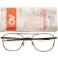 初入荷のスーパーレアなLARGE SIZE個体1970s USA製デッドストック AO アメリカンオプティカル  AMERICAN OPTICAL SKYMASTER GOLD METAL size57/20