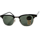 レンズにRAYBANロゴのない貴重な最初期個体1980-90s デッドストック USA製オリジナル B&L RAYBAN ボシュロム レイバン CLUBMASTER 1 クラブマスター１黒 ビンテージ ヴィンテージ 眼鏡 メガネ 【b0386】