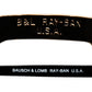 レンズにRAYBANロゴのない貴重な最初期個体1980-90s デッドストック USA製オリジナル B&L RAYBAN ボシュロム レイバン CLUBMASTER 1 クラブマスター１黒 ビンテージ ヴィンテージ 眼鏡 メガネ 【b0386】