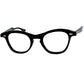 条件揃い踏み 超希少単色BLACK個体 1950-60s デッドストック USA製オリジナル TART OPTICAL タートオプティカル タート LEADING LIZ size46/22 黒　ビンテージ ヴィンテージ 眼鏡 メガネ 【b0410】