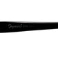 探している方も多いはずの要注目GOODデザイン1960s デッドストック  USA製オリジナル Imperial Optical キャットアイ オーバル BLACK size 46/22  ビンテージ ヴィンテージ 眼鏡 メガネ 【b0416】