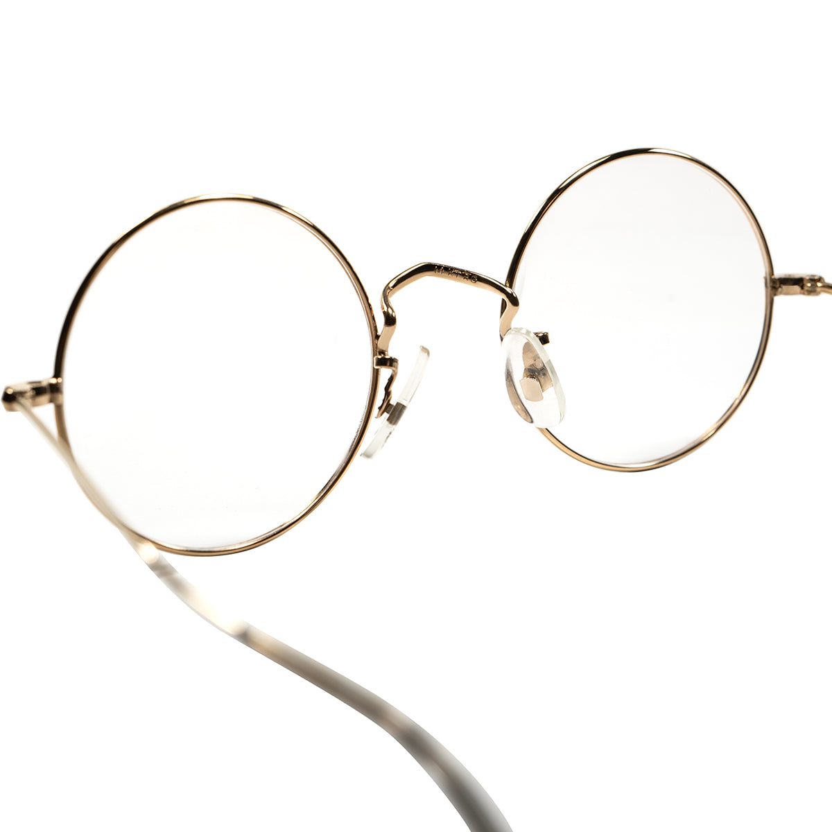 美品 60s USAヴィンテージ l RoundGlasses 丸メガネ ジョンレノン氏も愛用した隠れた名作 1960-70sデッドストック MADE IN