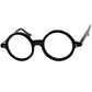 超実用的SUPER GOODバランス 待望BLACK1960sフランス製 デッドストック FRAME FRANCE コルビジェSTYLE BLACK ROUND 黒 丸眼鏡 46/20実寸
