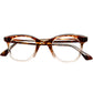 アンバーからクリアピンクへの美しすぎるフェード1950sフランス製デッドストック FRAME FRANCE ウェリントン AMBER FADE 42/24実寸 ビンテージ ヴィンテージ 眼鏡 メガネ 【b0499】