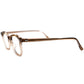 GOODシェイプ&GOODデザインのレア個体 1950sフランス製デッドストック FRAME FRANCE フレーム フランス KEYHOLE ウェリントンBROWN FADE 44/20実寸 ビンテージ ヴィンテージ 眼鏡 メガネ 【b0529】