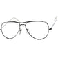 CLASSIC DESIGNの中にあるRAREディティール1960-70sフランス製デッドストック FRAME FRANCE フレーム フランス SILVER METAL CLASSIC AVIATOR 58/15実寸 ビンテージ ヴィンテージ 眼鏡 メガネ 【b0536】