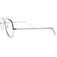 CLASSIC DESIGNの中にあるRAREディティール1960-70sフランス製デッドストック  FRAME FRANCE フレーム フランス SILVER METAL CLASSIC AVIATOR 58/15実寸　ビンテージ ヴィンテージ 眼鏡 メガネ 【b0537】
