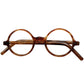 秀逸シルエットバランス SUPER GOODSIZE個体1950sデッドストック FRAME FRANCE フランス製コルビジェSTYLE 正円ラウンド 丸眼鏡 42/22実寸　ビンテージ ヴィンテージ 眼鏡 メガネ 【b0539】