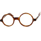 秀逸シルエットバランス SUPER GOODSIZE個体1950sデッドストック FRAME FRANCE フランス製コルビジェSTYLE 正円ラウンド 丸眼鏡 42/22実寸　ビンテージ ヴィンテージ 眼鏡 メガネ 【b0539】