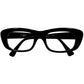 VINTAGEでは中々出会わない優秀なバランス感のデイリー向け黒縁 1960s デッドストック  FRAME ITALY イタリー製 CLASSIC ウェリントンBLACK 52/20実寸　ビンテージ ヴィンテージ 眼鏡 メガネ 【b0626】