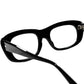 VINTAGEでは中々出会わない優秀なバランス感のデイリー向け黒縁 1960s デッドストック  FRAME ITALY イタリー製 CLASSIC ウェリントンBLACK 52/20実寸　ビンテージ ヴィンテージ 眼鏡 メガネ 【b0626】