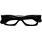 当時のカルチャーを纏ったこの時代の重要DESIGN1950-60s フランス製デッドストック FRAME FRANCE ロックシェード 2x3DOT ウェリントン size48/20 黒　ビンテージ ヴィンテージ 眼鏡 メガネ 【b0635】
