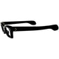 当時のカルチャーを纏ったこの時代の重要DESIGN1950-60s フランス製デッドストック FRAME FRANCE ロックシェード 2x3DOT ウェリントン size48/20 黒　ビンテージ ヴィンテージ 眼鏡 メガネ 【b0635】