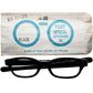誰しもが初見であろう旧ロゴo-o時代のMEGA RAREモデル1950-60s デッドストック USA製オリジナル TART OPTICAL タートオプティカル タート EX-LADY 黒 size46/20 ビンテージ ヴィンテージ 眼鏡 メガネ 【b0646】