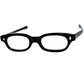 誰しもが初見であろう旧ロゴo-o時代のMEGA RAREモデル1950-60s デッドストック USA製オリジナル TART OPTICAL タートオプティカル タート EX-LADY 黒 size46/20 ビンテージ ヴィンテージ 眼鏡 メガネ 【b0646】