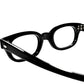 今の所は未復刻&初入荷のMEGAレア初期モデル 1950-60sデッドストック USA製オリジナル TART OPTICAL タートオプティカル タート EX-LADY 黒 size46/22  ビンテージ ヴィンテージ 眼鏡 メガネ 【b0647】