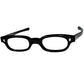 o-oマークの旧ロゴ期のMEGA RARE初期モデル 1950-60s デッドストック  USA製オリジナル TART OPTICAL タートオプティカル タート EX-LADY 黒 size44/22 ビンテージ ヴィンテージ 眼鏡 メガネ 【b0648】