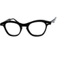 重要モデル 貴重BLACK個体 1960s-70s デッドストック USA製 Regency Eyewear( TART OPTICAL タートオプティカル 2ndライン ) LEADING LIZ size46/22 ビンテージ ヴィンテージ 眼鏡 メガネ 【b0707】