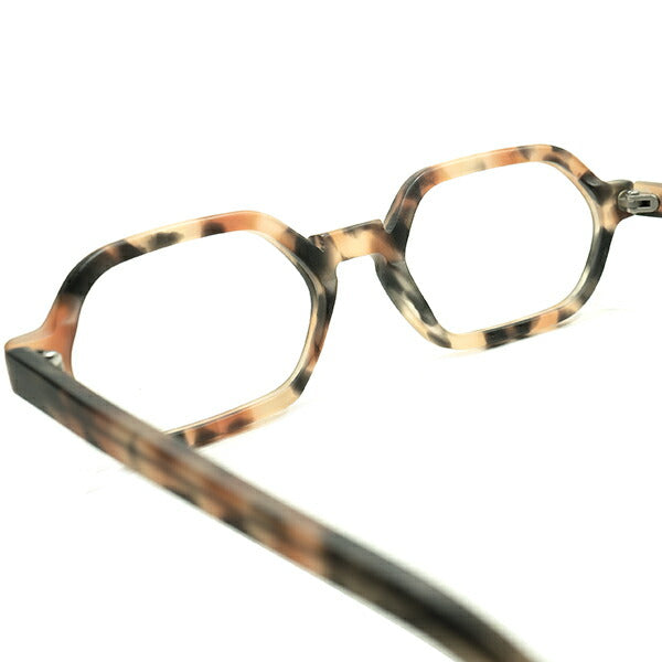 安定シンプル 万能ベーシック SPEC 1990s デッドストック DEADSTOCK ITALY製 l.a.Eyeworks アイワークス  HEXAGONAL ウェリントン MATT AMBER ビンテージ ヴィンテージ 眼鏡 メガネ 【a6240】