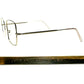 UK Mid Century Geometric超実用的デイリー個体 デッドストック 1950s-60s イギリス製 SQUARE スクエア 金張りメタルNOSE PAD仕様 size48/22 ビンテージ ヴィンテージ 眼鏡 メガネ 【a6653】