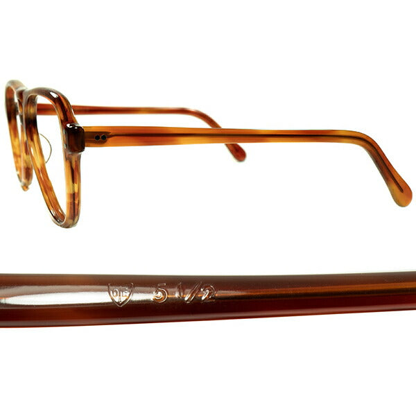 アーカイブ的ミステリージャンル 1960s-70sデッドストック USA製オリジナル TART OPTICAL タートオプティカル タート  CARLOS size54/20 BLONDE 眼鏡 ビンテージ ヴィンテージ 眼鏡 メガネ 【a7132】