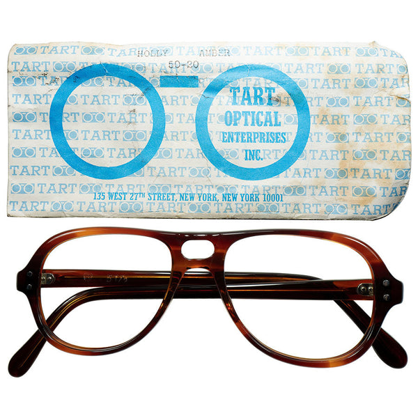 ハイユーティリティxGOOD DESIGN1960s-70sデッドストック USA製オリジナル TART OPTICAL タート タートオプティカル HOLLY size50/20 眼鏡 ビンテージ ヴィンテージ 眼鏡 メガネ 【a7146】