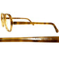 極上肌馴染みキャラメル生地 主軸AVIATOR1960s-70sデッドストック USA製オリジナル TART OPTICAL タート タートオプティカル HOLLY size52/20 BLONDE ビンテージ ヴィンテージ 眼鏡 メガネ 【a7181】