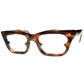 発明大国イギリス発 ARTピース 1960s デッドストックENGLAND製 ウェリントン型リーディンググラス 老眼鏡 size46/20 DEMI AMBER ビンテージ ヴィンテージ 眼鏡 メガネ 【a7367】